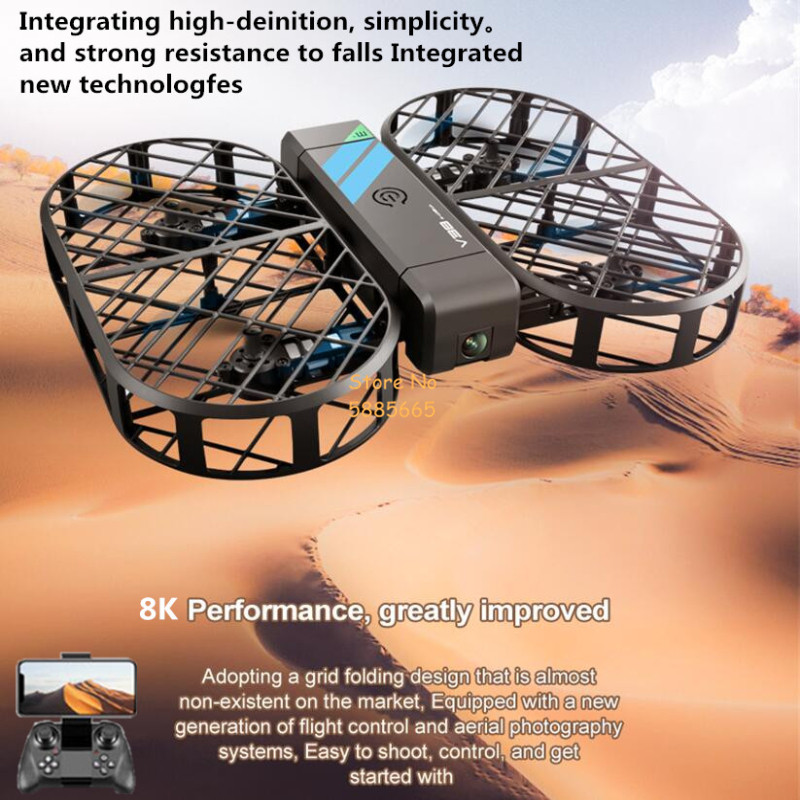Rc Helicopter Mini - Telecamera HD 8K 360 ° Protezione