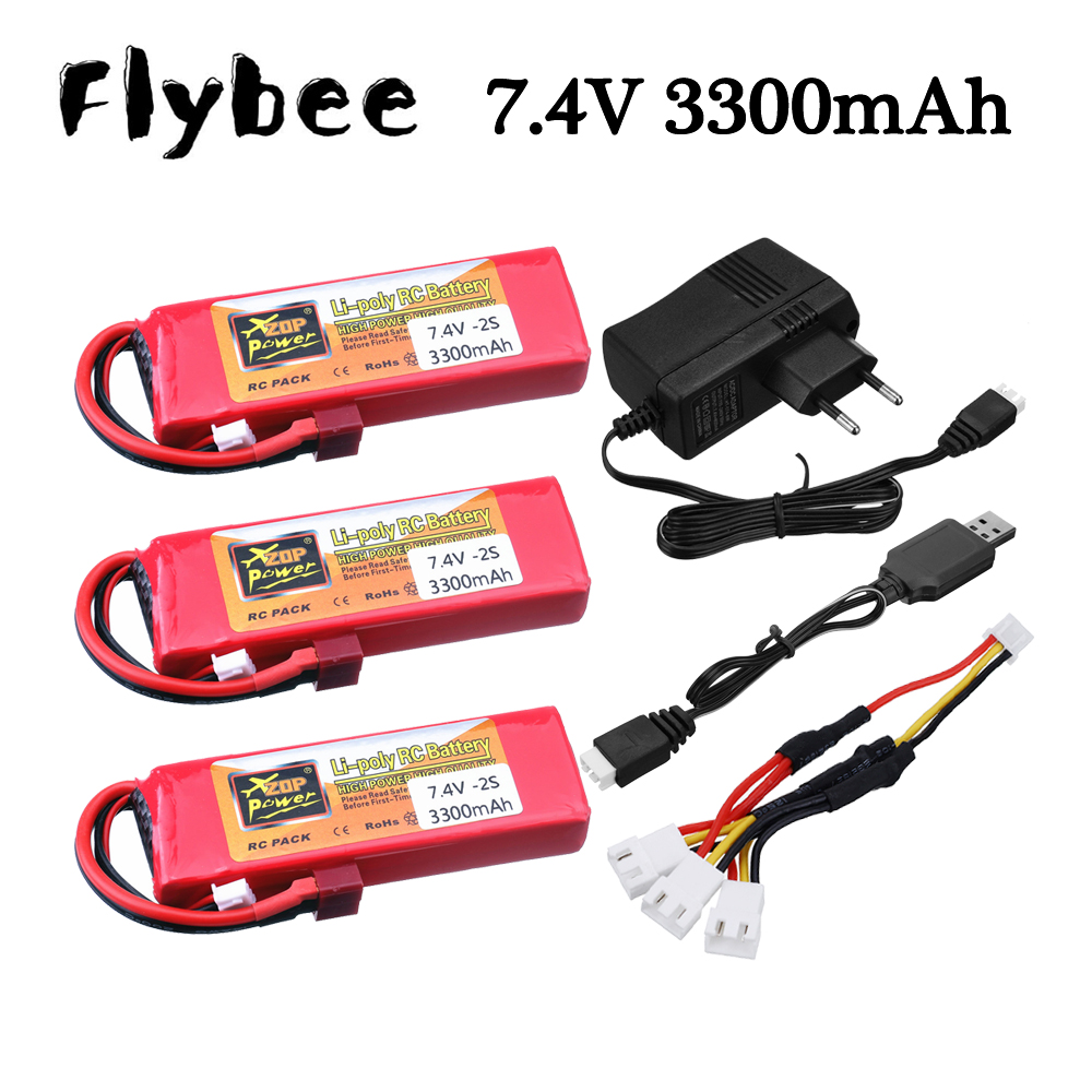 Rc Helicopter Charger - Set di caricabatterie Lipo 2S 7,4